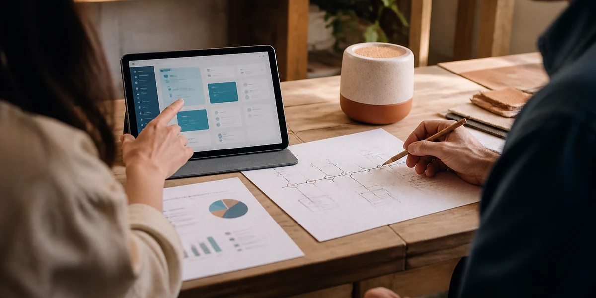 Consultant et utilisateur faisant évoluer progressivement un outil de travail